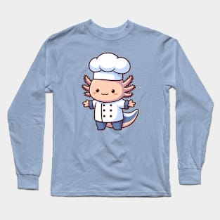 sweet chef axolotl Long Sleeve T-Shirt